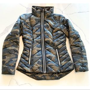 Blanc Noir Camo Puffer Jacket